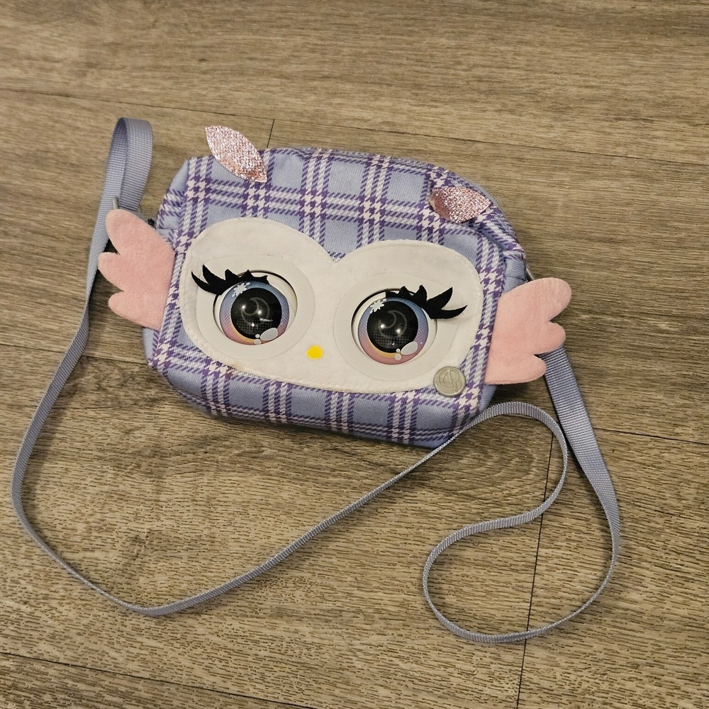 Purse Pets owl Interactive with Sounds and Reactions, Kids purse bag toy